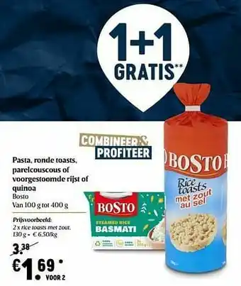 Rice toasts met zout