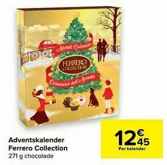 Carrefour Adventskalender ferrero collection aanbieding