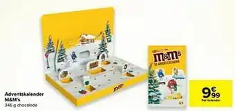 Carrefour Adventskalender m+m’s aanbieding