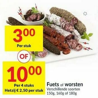 Intermarché Fuets of worsten aanbieding