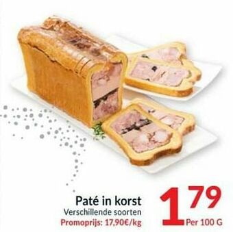 Intermarché Paté in korst aanbieding