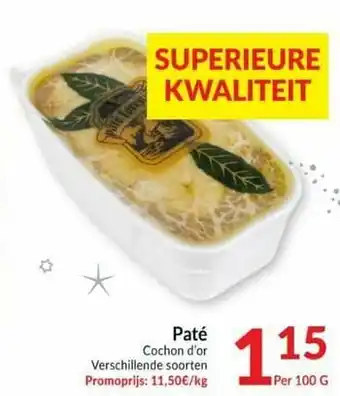 Intermarché Paté cochon d`or aanbieding