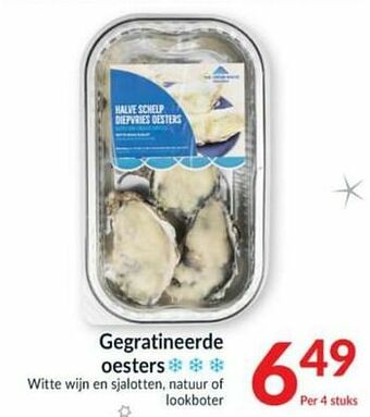 Intermarché Gegratineerde oesters aanbieding