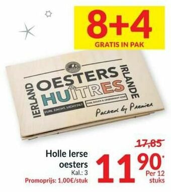 Intermarché Holle lerse oesters aanbieding