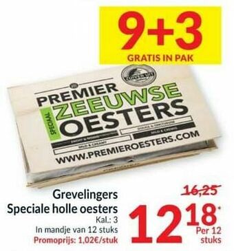 Intermarché Grevelingers speciale holle oesters aanbieding