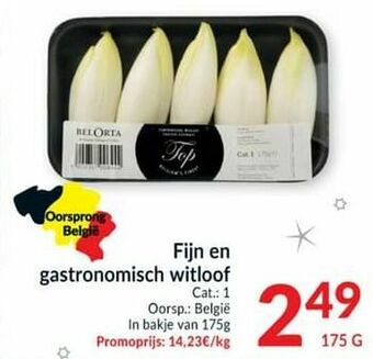 Intermarché Fijn en gastronomisch witloof aanbieding