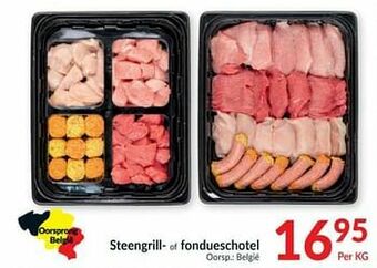 Intermarché Steengrill- of fondueschotel aanbieding