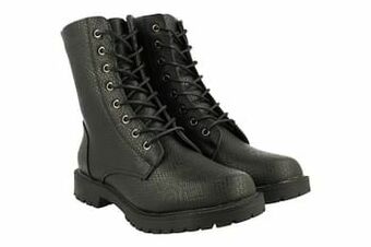 Berca Shoes Mode-Mania Bottine Dames Eco - Zwart aanbieding