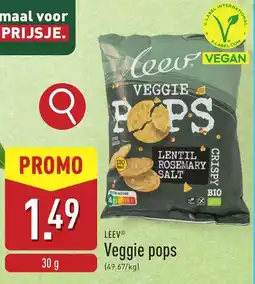 ALDI Leev Veggie pops aanbieding