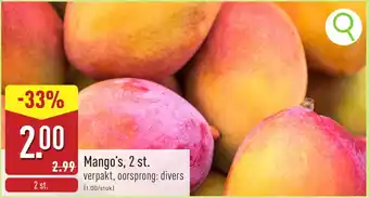 ALDI Mango's, 2 st. aanbieding