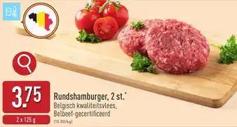 ALDI Rundshamburger aanbieding