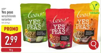 ALDI Leev Yes Peas aanbieding