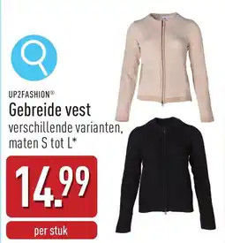 ALDI Up2Fashion Gebreide Vest aanbieding