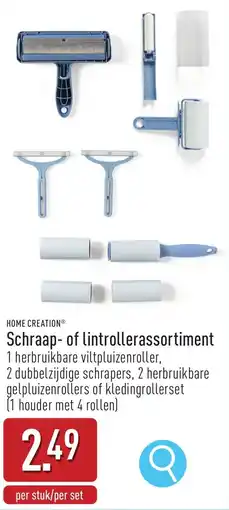 ALDI Home Creation Schraap of Lintrollerassortiment aanbieding