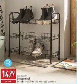 ALDI Home Creation Schoenenrek aanbieding