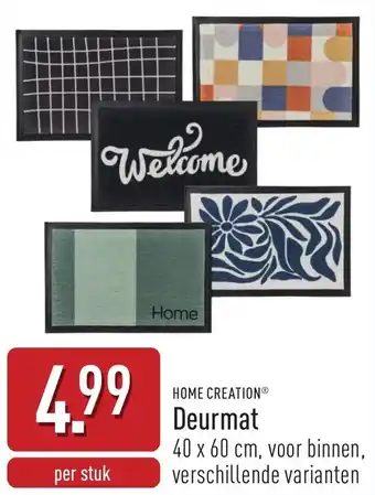 ALDI Home Creation Deurmat aanbieding