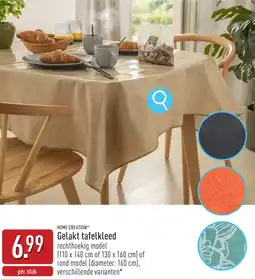 ALDI Home Creation Gelakt Tafelkleed aanbieding