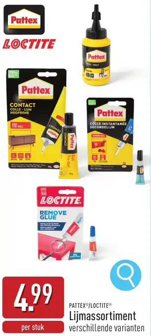 ALDI Pattex / Loctite Lijmassortiment aanbieding