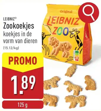 ALDI Leibniz Zookoekjes koekjes in de aanbieding