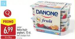 ALDI Danone Volle fruit yoghurt aanbieding