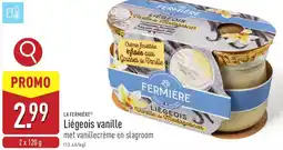 ALDI La Fermière Liégeois Vanille aanbieding