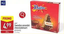 ALDI Daim Zweedse amandel- chocoladetaart aanbieding