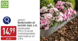 ALDI Gardenline Borderranden uit Verzinkt Staal aanbieding