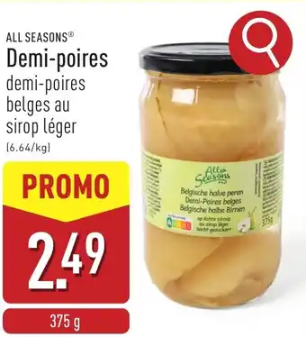 ALDI All seasons demi-poires aanbieding