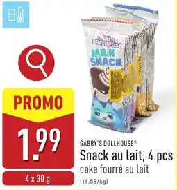 ALDI Gabby's dollhouse snack au lait, aanbieding