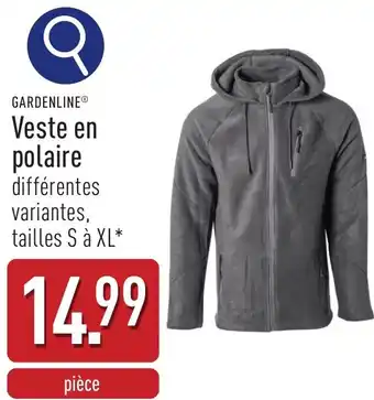 ALDI Gardenline veste en polaire aanbieding