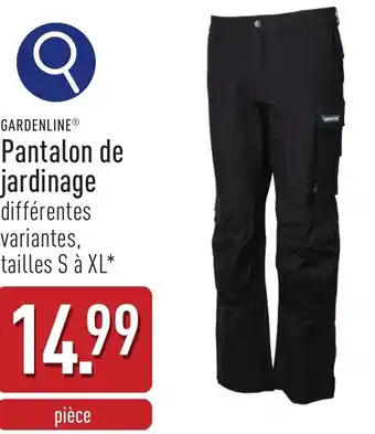 ALDI Gardenline pantalon de jardinage aanbieding