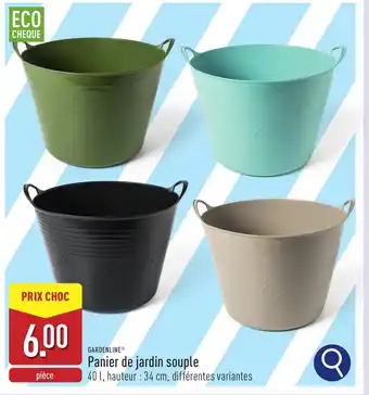 ALDI GARDENLINE Panier de jardin souple aanbieding