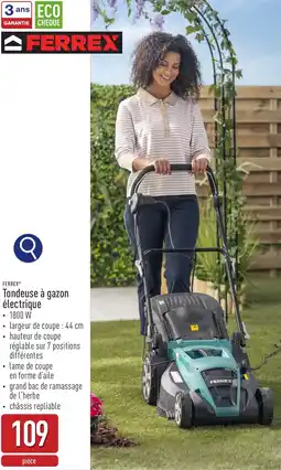 ALDI Ferrex tondeuse à gazon électrique aanbieding