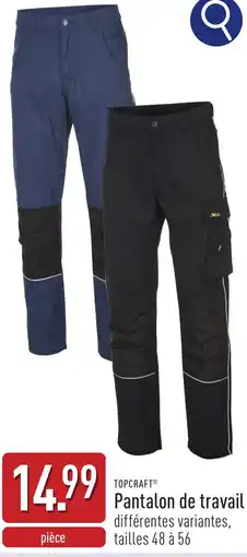 ALDI Topcraft pantalon de travail aanbieding