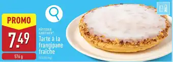 ALDI Pâtissier gaulthier tarte à la frangipane fraîche aanbieding