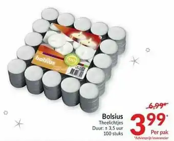 Bolsius theelichtjes