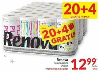 Intermarché Renova keukenpapier design aanbieding