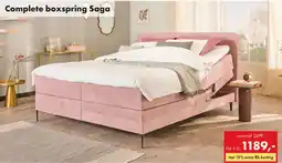 Woonsquare Complete boxspring Saga aanbieding