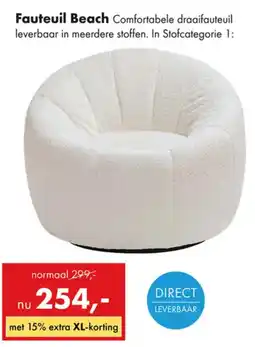 Woonsquare Fauteuil Beach aanbieding