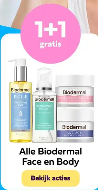 Plein.nl Alle Biodermal Face en Body aanbieding