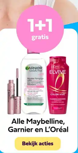 Plein.nl Alle Maybelline, Garnier en L'Oréal aanbieding