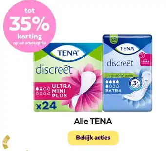 Plein.nl Alle Tena aanbieding