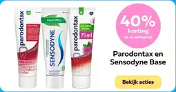 Plein.nl Parodontax en Sensodyne Base aanbieding