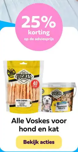 Plein.nl Alle Voskes voor hond en kat aanbieding