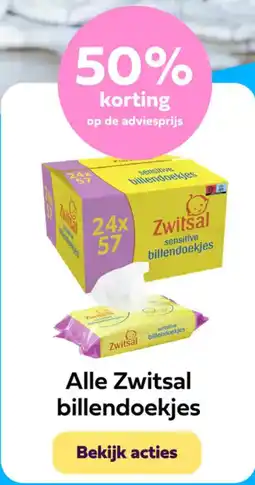 Plein.nl Alle Zwitsal billendoekjes aanbieding