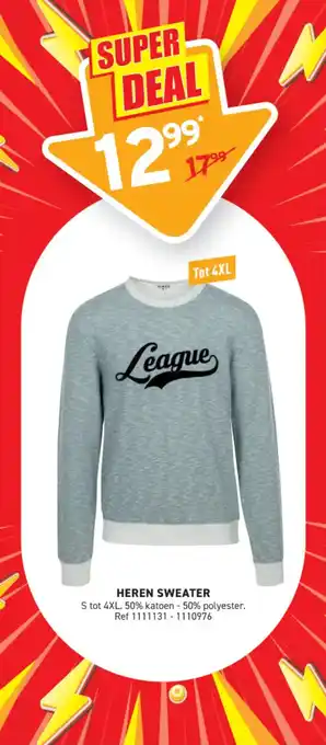 Trafic Heren sweater aanbieding