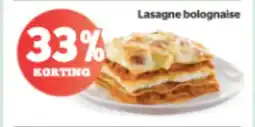 Spar Lasagne bolognaise aanbieding