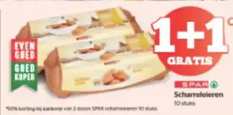 Spar ScharreleiereSPAR Scharreleieren aanbieding