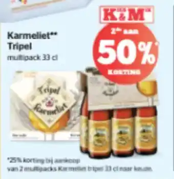 Spar KarmeliKarmeliet** Tripel aanbieding