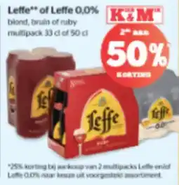 Spar Leffe of Leffe 0,0% aanbieding